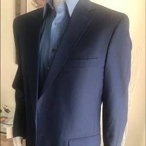 New....from Tom James Blue Custom Suit 2 button